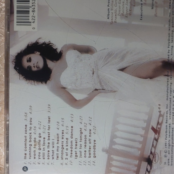 Vanessa Williams The Comfort Zone CD - Picture 3 of 6